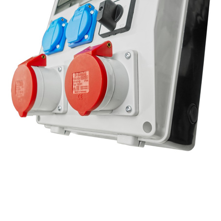  Rozdzielnica budowlana 32A/5P 16A/5P zabezpieczona erbetka 2x230V Doktorvolt ECO-S/FI