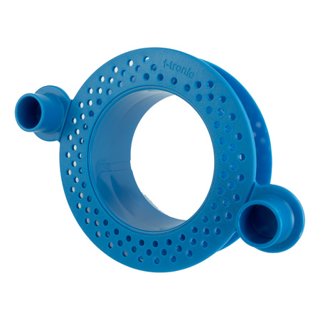 F-tronic TF-1Pierścień mocujący Thermofix do montażu puszek podtynkowych Ø68mm w elewacji styropianie EPS ETICS rękaw instalacyjny Ø74mm niebieski 1 sztuka 7810051