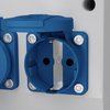 Rozdzielnica budowlana TD-S/FI 32A 16A IP54 4x230V Schuko Doktorvolt DV-6626-D