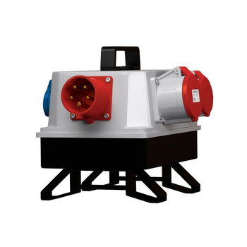 Rozdzielnica budowlana z wtyczką odbiornikową 16A BAU 32A 16A 3x230V Mennekes Doktorvolt® DV-2558-F