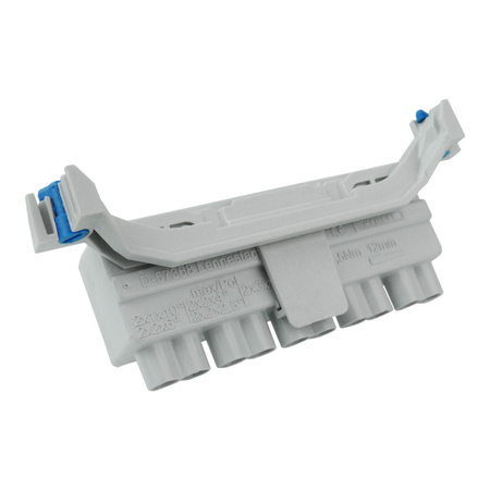 Hensel Puszka odgałęźna 180x130x77 z zaciskami 5x6mm2 Ip66 Szara DK1006 GZ 6200 DK 1006 GZ