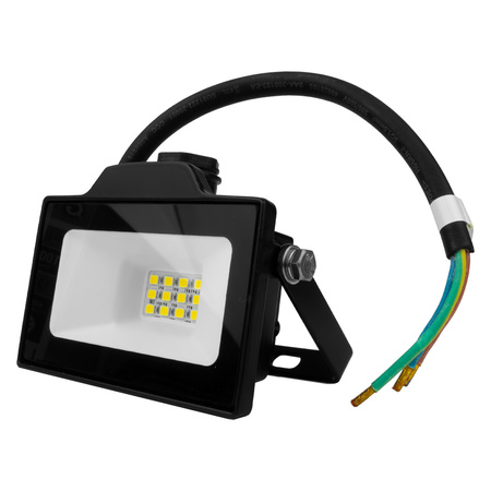 Naświetlacz LED 10W z czujnikiem ruchu GTV GT-GCR10W-64 czarny IP65 oświetlenie zewnętrzne 1000lm 