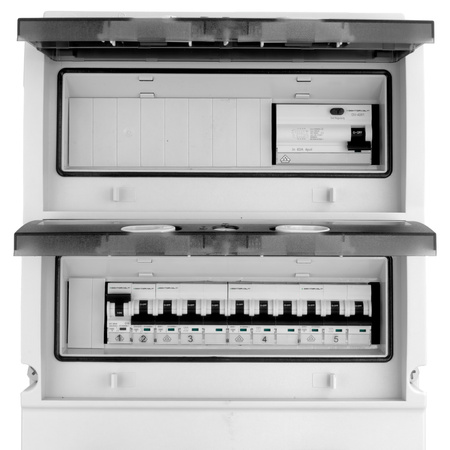 Rozdzielnica budowlana 63A 32A 16A CEE 2x230V eXT-S/FI Schuko z zabezpieczeniami gniazda Mennekes Doktorvolt DV-0847-D