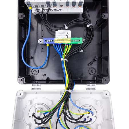 Rozdzielnica budowlana zabezpieczenia Siemens pTD-S/FI 32A 16A 4x230V gniazda Mennekes Schuko Doktorvolt DV-4845-D