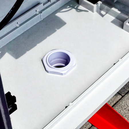 Rozdzielnica budowlana OS-S/FI SET 32A CEE MENNEKES z gniazdami 400V 230V na stojaku wyłącznik różnicowy rozdzielnia elektryczna przenośna na budowę skrzynka elektryczna z zabezpieczeniem Doktorvolt DV-6894-D