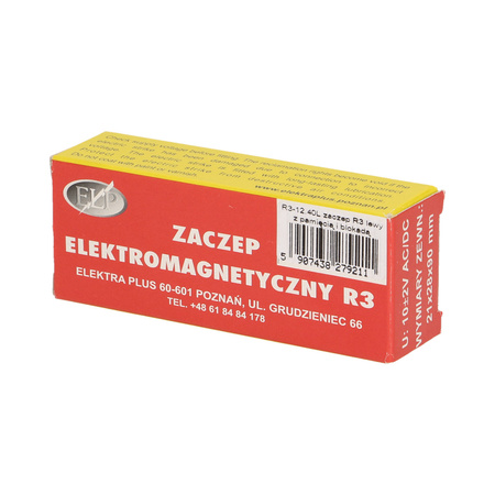 Elektrozaczep z pamięcią i blokadą. lewy R3-12.40L