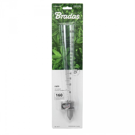 Miernik opadów deszczu - do 160mm/m2 WHITE LINE Bradas WL-M17