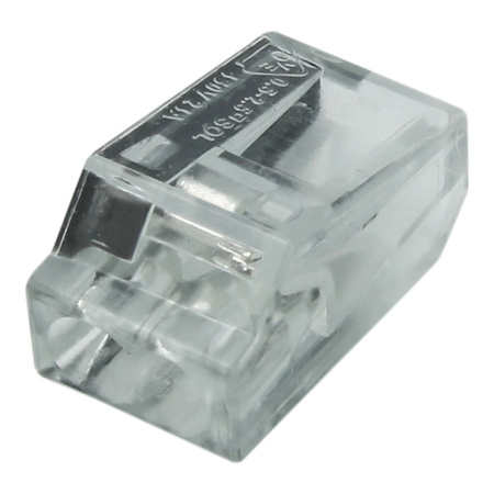 Złączka do puszek instalacyjnych 2x0.5-2.5 mm² VDE DGN 100 sztuk 100-DG228-3.5-02P