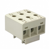 Złączka szynowa uniwersalna ETB 35/1x3 (L1,L2,L3) Al/Cu elektryczna śrubowa 6 otworów do kabli Elektro Becov UK3335.21