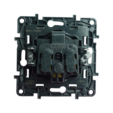 Gniazdo zasilające wersja Schuko czarne Niloe Step 863521