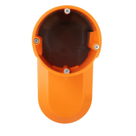 F-tronic Puszka instalacyjna IT 10 sztuka 68 mm podtynkowa z membraną wiatroszczelna 10 sztuka pomarańczowa VDE F-tronic 735 E5000