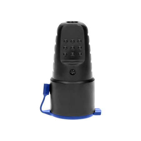 Gniazdo gumowe proste IP44 z uziemieniem. czarne OR-AE-1314