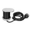 Gniazdo meblowe Ø6cm. wpuszczane w blat z przesuwną pokrywką. ładowarką USB i przewodem 1.9m. 1x2P+Z. 1xUSB (2.4A).... OR-AE-13124(GS)