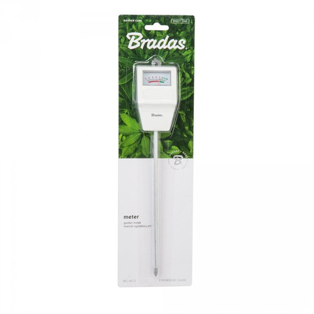 Miernik ogrodowy 1 funkcyjny - OVAL WHITE LINE Bradas WL-M13