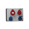 Rozdzielnica budowlana FRED 32A 16A 2x230V Schuko Mennekes Doktorvolt® DV-2169-D