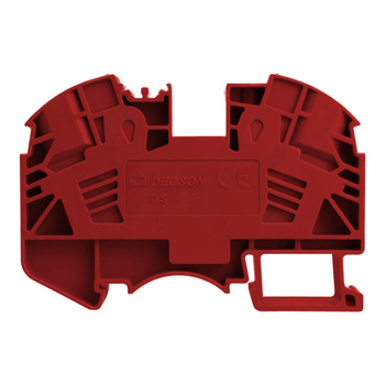 Złączka szynowa przelotowa zaciskowa czerwona 16mm2 1P DS16-01P-16-00A(H)