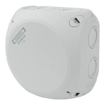 Hensel Puszka odgałęźna 104x104x70 z zaciskami 5x2 5mm2 Ip66 Szara DK0404 GZ 6200 DK 0404 GZ