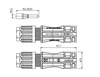 Złącze solarne SL4 męskie 4 - 6 mm2 6578