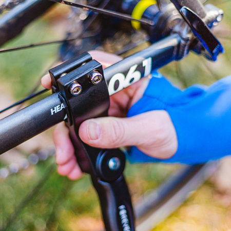 Stopka rowerowa Forever Outdoor regulowana czarna aluminiowa na ramę 12kg T-50212