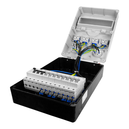 Rozdzielnica budowlana TD-S/FI 32A 16A IP54 4x230V Schuko Doktorvolt DV-6626-D