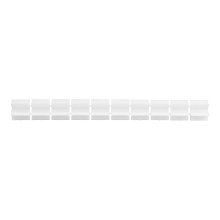 Oznaczniki na złączki 9.3x10.7mm ZB10 bez nadruku 1pasek-10szt DGN ZB10-10P-19-00A(H)