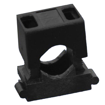 Uchwyt montażowy do przewodów UM 16 CZ 16 mm czarny 12.16