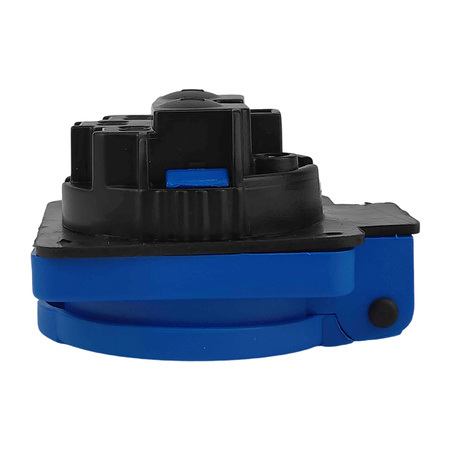 Gniazdo tablicowe 230V/16A IP54 gniazdo z bolcem uziemiającym niebieskie Typ E TpE 3101-326-0900