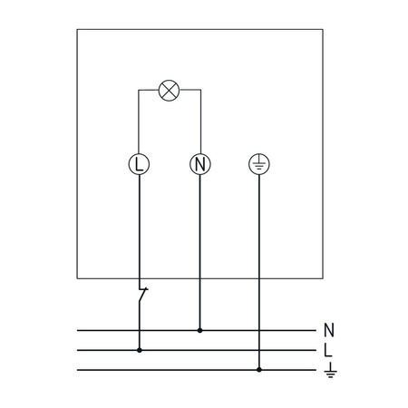 Lampa z czujnikiem ruchu LED THELEDA D U AL 760 lm 3000K IP55 TH-1020903