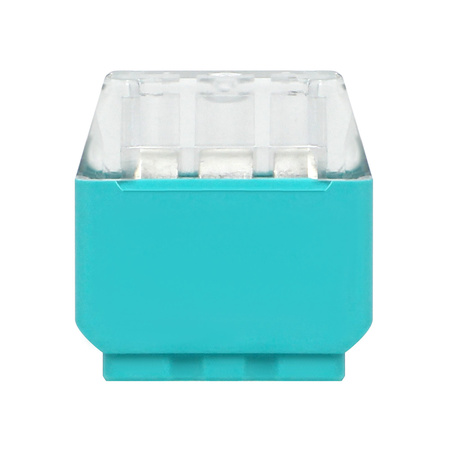 Złączka instalacyjna wciskana 3-przewodowa na drut 0.75-2.5mm2 IEC 300V/24A 10 szt. OR-SZ-8004/3/10