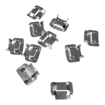 10szt. Zapinka ze stali nierdzewnej z zębami Ear-Lock 10mm gat.201 L-B DV-4937-LZZ