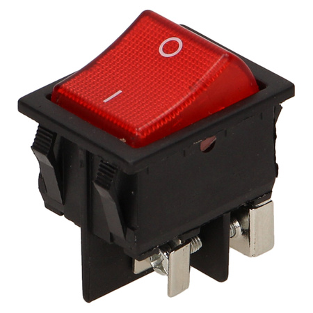 Łącznik kołyskowy. podświetlany. czarny ŁK-6/CZARNY