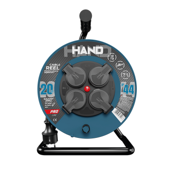 Przedłużacz bębnowy HAND PRO 20m 4x Gniazda 230V IP44 H05RN-F 3x2,5 mm² W-96316