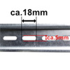 10cm Szyna montażowa perforowana TH35 wspornik montażowy Doktorvolt 0908