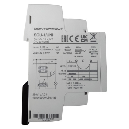 ELKO Automat zmierzchowy SOU-1 analogowy z czujnikiem SKS-100 SOU-1/UNI + FOTOSENS