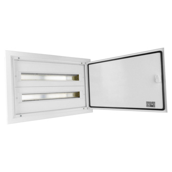 Rozdzielnica podtynkowa DARP-48 48 modułowa 2x24 IP54 z aluminiowymi drzwiami E-P 9.224