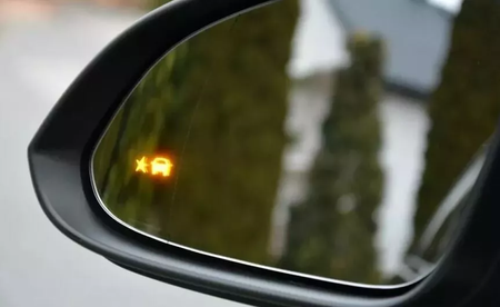 Szkło lusterka lewe OPEL INSIGNIA B 2017-2024 lusterko zewnętrzne asystent martwych stref 314969766774