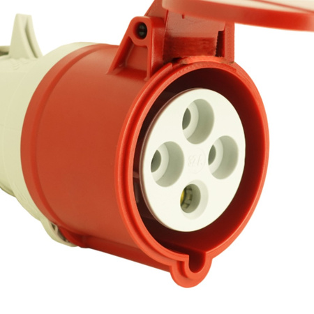 Gniazdo przenośne CEE 4P 32A IP44 400V 7638