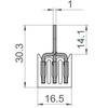 Szyna łączeniowa grzebieniowa PS/G 3-fazowa 12-modułowa 10mm2 63A DV 6282