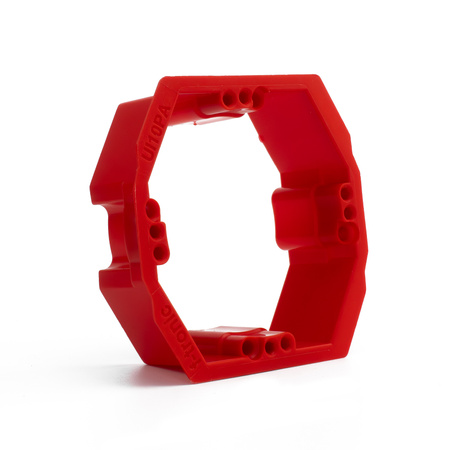 F-tronic Pierścień dystansowy 1 sztuka kompensujący grubość tynku do puszek instalacyjnych piankowych podtynkowych Ø82mm UI10 wyrównujący 739 UI10PA