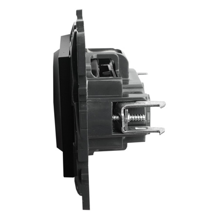 Gniazdo zasilające wersja Schuko czarne Niloe Step 863521