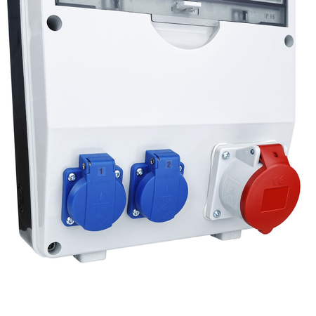 Rozdzielnica budowlana z kablem TD-S/FI SKH 16A 2x230V Schuko Doktorvolt DV-9795-D