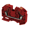 Złączka szynowa przelotowa zaciskowa czerwona 16mm2 1P DS16-01P-16-00A(H)