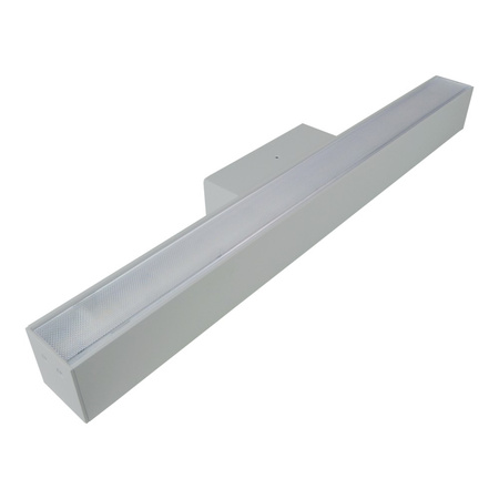 Kinkiet LED 565mm 15W 4000K 230V IP20 lampa natynkowa aluminiowa QUALIS srebrny Bemko 0000003122