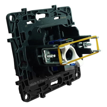 Gniazdo komputerowe pojedyncze RJ45 5e FTP czarne Niloe Step 863557