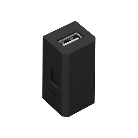 Kostka z gniazdem USB do gniazda meblowego OR-GM-9011/B lub OR-GM-9015/B OR-GM-9011/B/USB