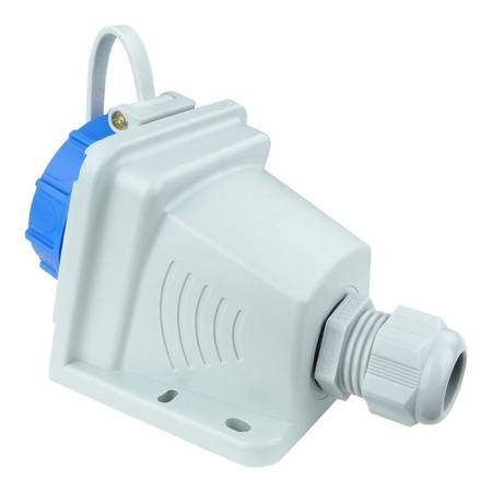 Gniazdo naścienne hermetyczne 16A 2P+Z 230V IP68 natynkowe Schuko 3101-385-0900
