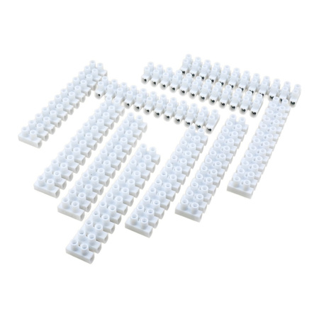 10x Listwa zaciskowa 4mm2 kostka 12-torowa z osłoną kabla VDE/UL DG10HSWP-1.2-12P-10