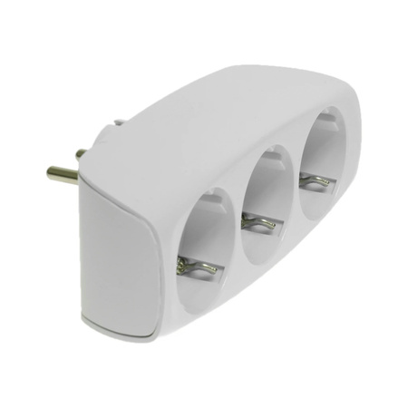 Rozgałęźnik wtyczkowy z trzema gniazdami Schuko 230V W-32002