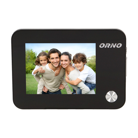 Elektroniczny wizjer do drzwi 3.5" z dzwonkiem. podświetleniem nocnym. zoomem i funkcją nagrywania na kartę Micro SD.... OR-WIZ-1102