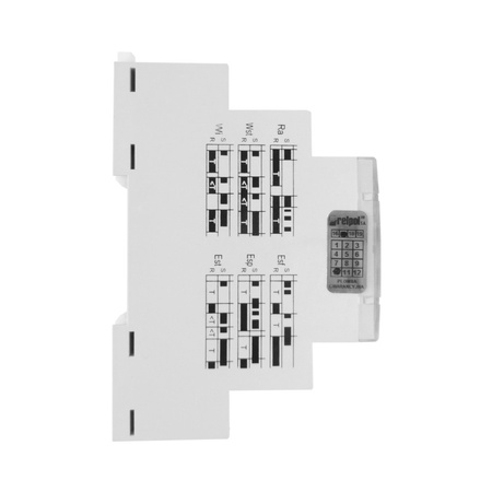 Przekaźnik czasowy wielofunkcyjny 1P 12-240V 10- funkcyjny 8 zakresów Relpol RPC-1MB-UNI
